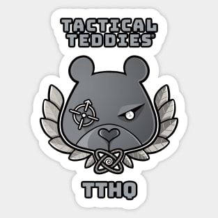 Tactical Teddies ® logo and TTHQ crest Sticker